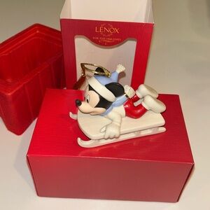 Vintage Mickey’s Sledding Adventure Ornament.